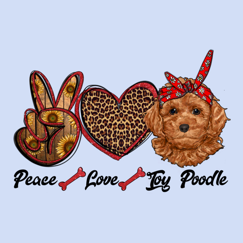 Peace Love Toy Poodle Urban Hoodie by RanaPortraitStore | Teevron