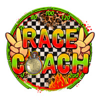 race coach  with leopard and peace hand | Teevron