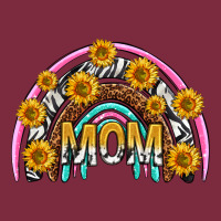 Mom With Sunflower Rainbow Mothers Day Premium Hoodie | Teevron