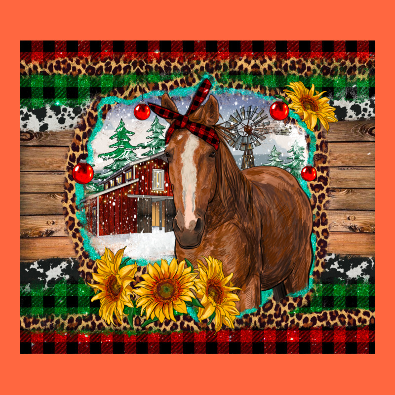Christmas Farm And Horse Premium Hoodie by RanaPortraitStore | Teevron