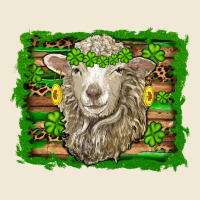 St Patricks Day Sheep Shamrock Gold  Serape Leopard Glitter Ladies Tee | Teevron