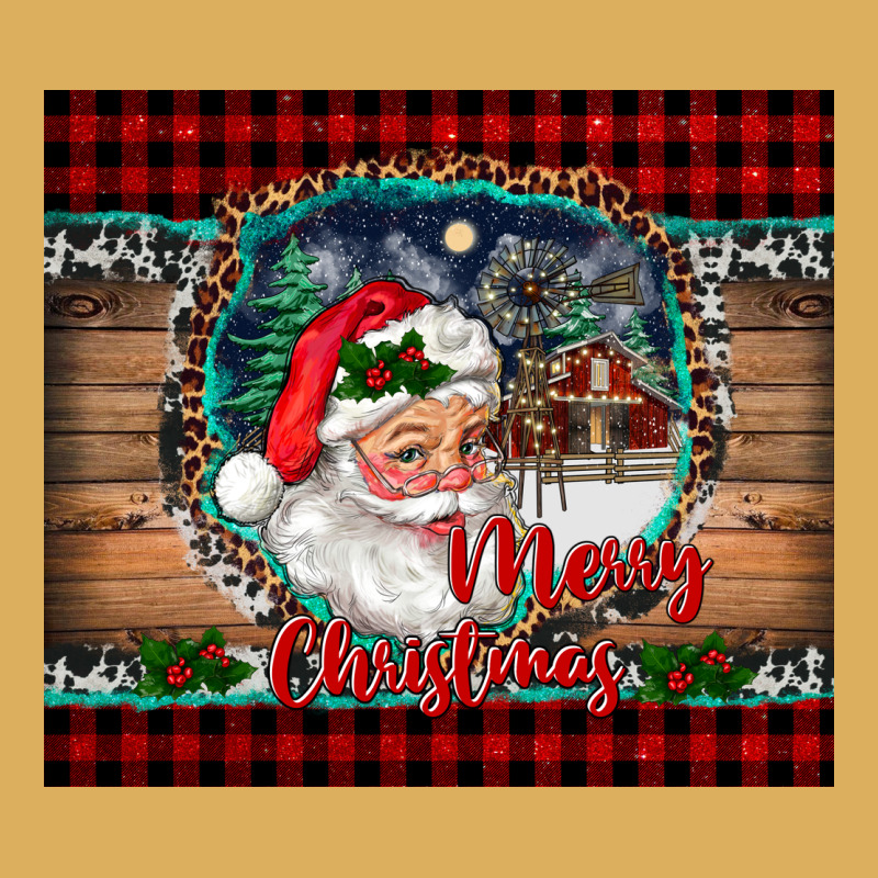 Merry Christmas Santa And Farm Premium Hoodie by RanaPortraitStore | Teevron