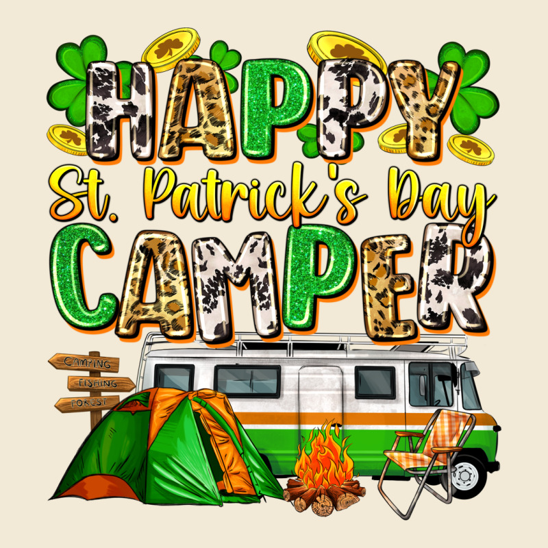 Happy St. Patrick's Day Camper Premium Hoodie by Zillion Design Studio | Teevron
