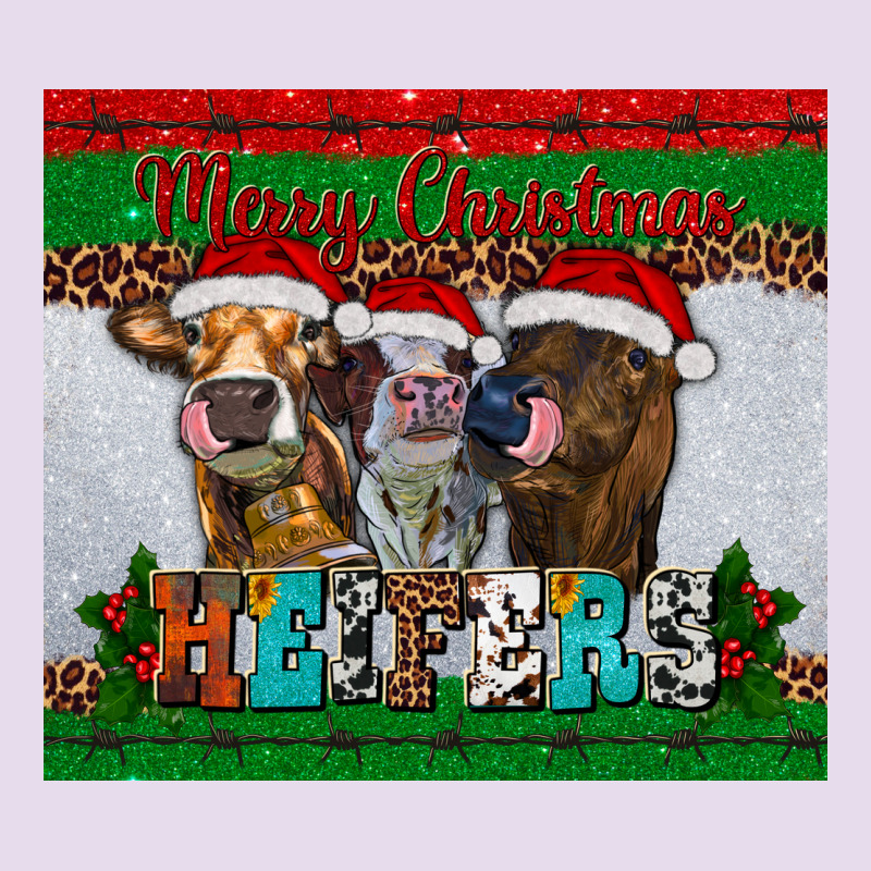 Merry Christmas Heifers Premium Hoodie by RanaPortraitStore | Teevron