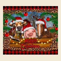 Merry Christmas Cow Pig And Horse Premium Hoodie | Teevron