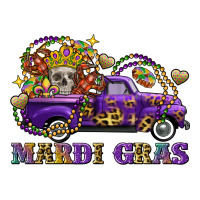 mardi gras skull truck | Teevron