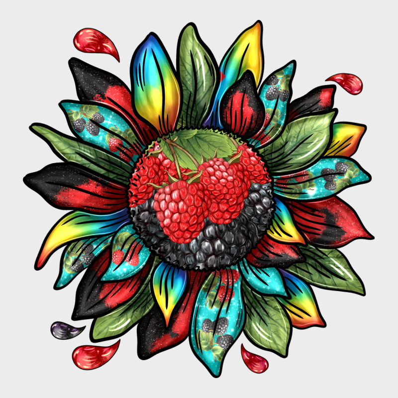Berry Sunflower Urban Hoodie by texasbilliewilder | Teevron