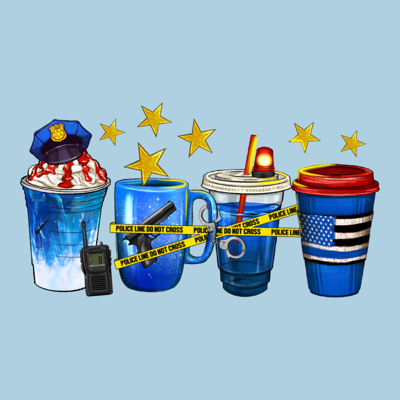 Police Coffee Cups Premium Hoodie by texasbilliewilder | Teevron