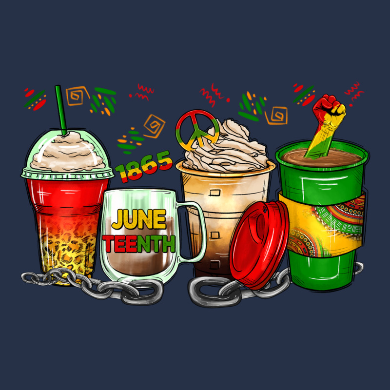 Juneteenth Coffee Cups Premium Hoodie by Zillion Design Studio | Teevron