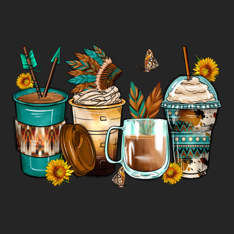 Indian Headdress Coffee Cups Premium Hoodie by Zillion Design Studio | Teevron