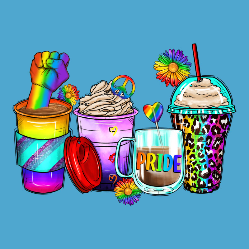 Pride Coffee Cups Premium Hoodie by Zillion Design Studio | Teevron