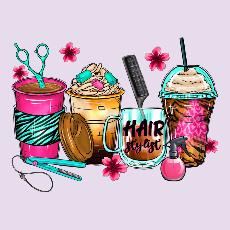 Hairstylist Coffee Cups Premium Hoodie by Zillion Design Studio | Teevron