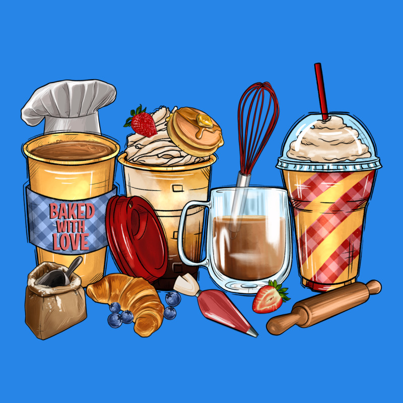 Bakery Coffee Cups Premium Hoodie by Zillion Design Studio | Teevron