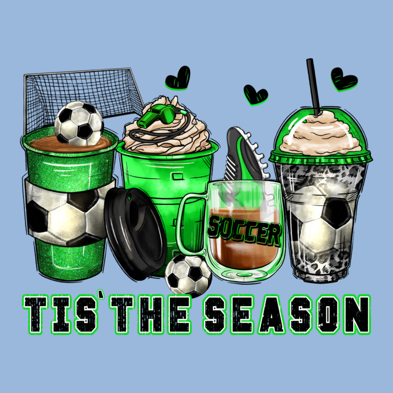 Tis' The Season Soccer Coffee Cups Premium Hoodie by Zillion Design Studio | Teevron