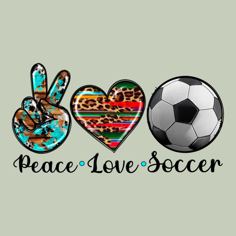 Peace Love Soccer Ladies Tee by Artiststas | Teevron