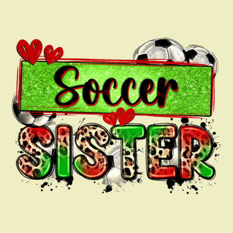 Soccer Sister With Leopard Urban Hoodie by Zillion Design Studio | Teevron