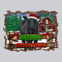 Merry Christmas Black Angus Cattle And Farm Urban Hoodie | Teevron