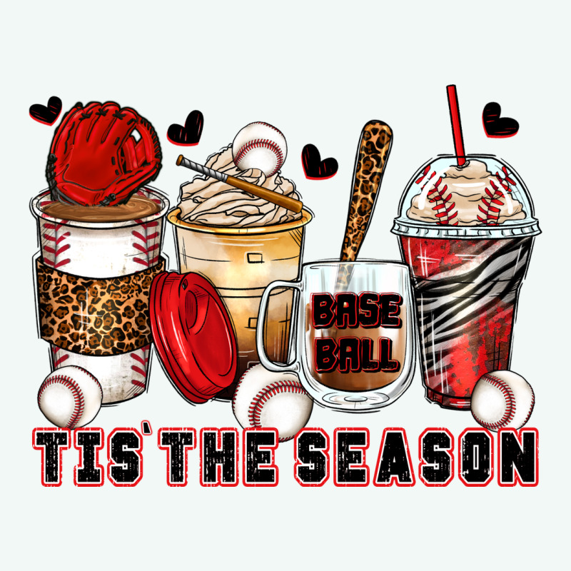 Tis' The Season Baseball Coffee Cups Premium Hoodie by Zillion Design Studio | Teevron