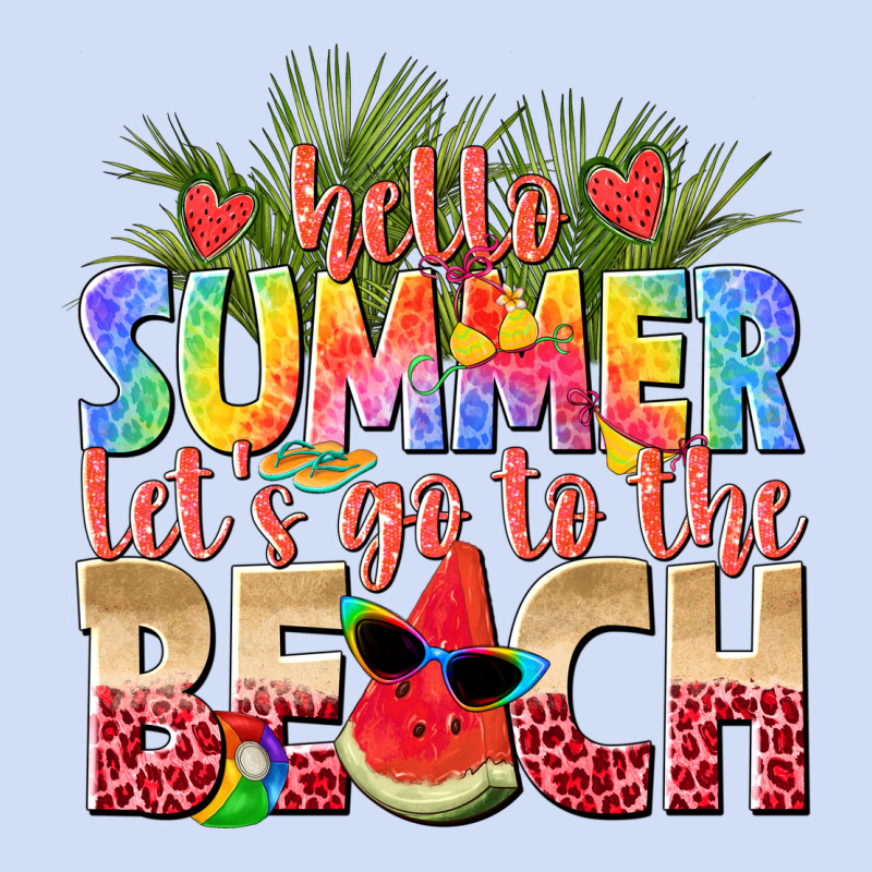Hello Summer Lets Go To The Beach Urban Hoodie by texasbilliewilder | Teevron