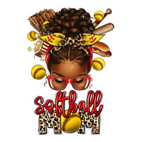 softball mom afro messy bun | Teevron