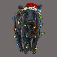 Christmas Black Angus Cattle With Lights Urban Hoodie | Teevron
