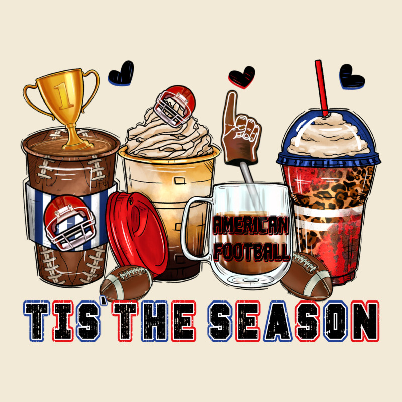 Tis' The Season American Football Coffee Cups Premium Hoodie by Zillion Design Studio | Teevron