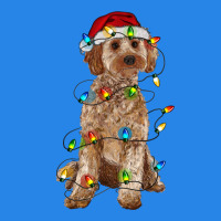 Cockapoo With Christmas Lights Premium Hoodie | Teevron
