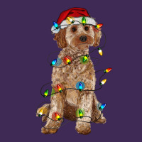Cockapoo With Christmas Lights Premium Hoodie | Teevron