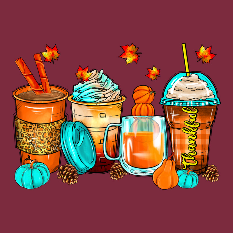 Thankful Coffee Cups Premium Hoodie by Zillion Design Studio | Teevron