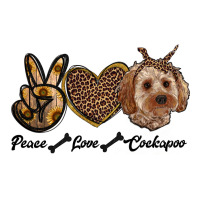 Peace Love Cockapoo Premium Hoodie | Teevron