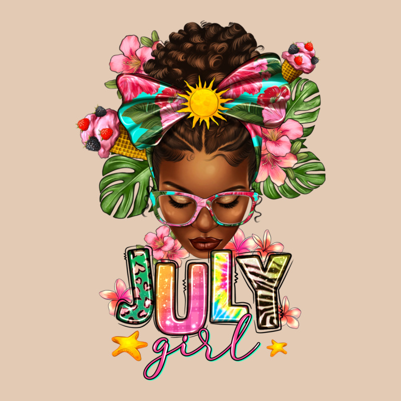 July Girl Afro Woman Summer Urban Hoodie by texasbilliewilder | Teevron