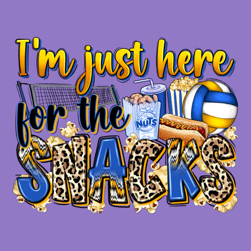 I'm Just Here For The Snacks Volleyball Urban Hoodie by Zillion Design Studio | Teevron
