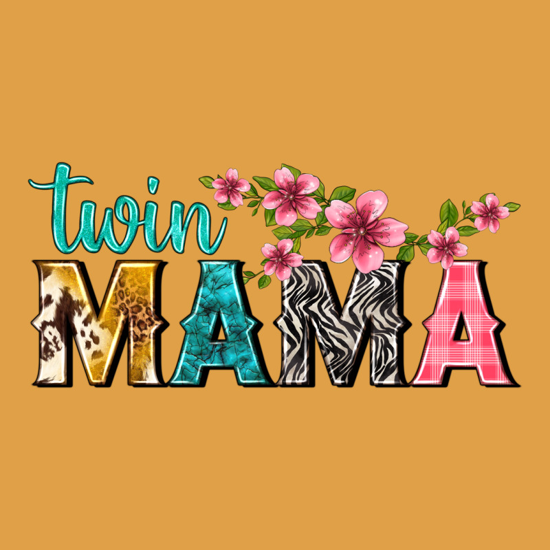 Twin Mama With Flowers Premium Hoodie by texasbilliewilder | Teevron