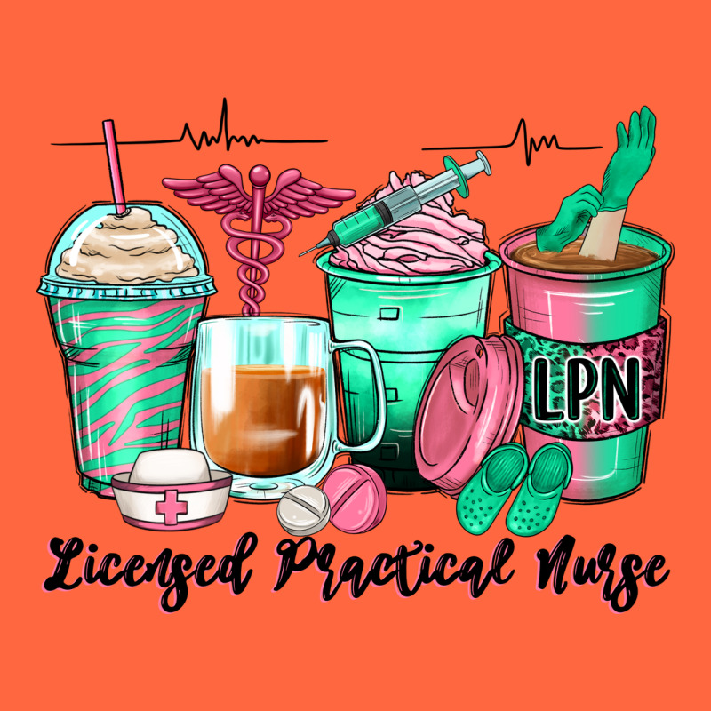 Licensed Practical Nurse Coffee Cups Premium Hoodie by Zillion Design Studio | Teevron