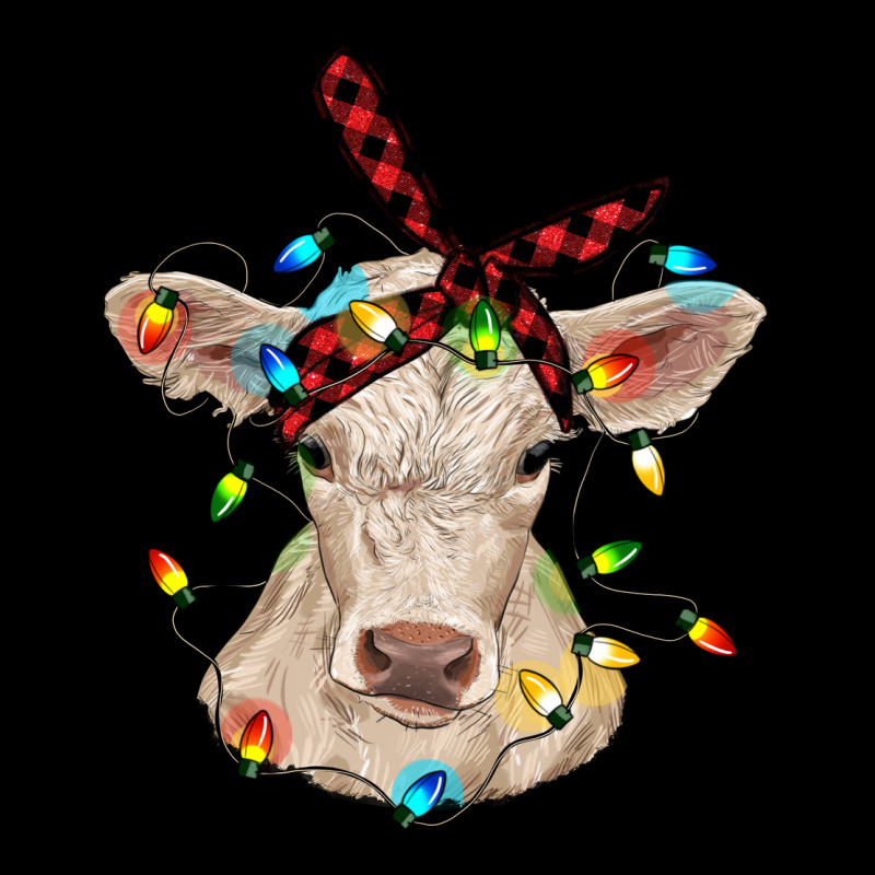 Charolais Calf With Christmas Lights Baby Cow Urban Hoodie by RanaPortraitStore | Teevron