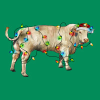 Charolais Bull With Christmas Lights Urban Hoodie | Teevron