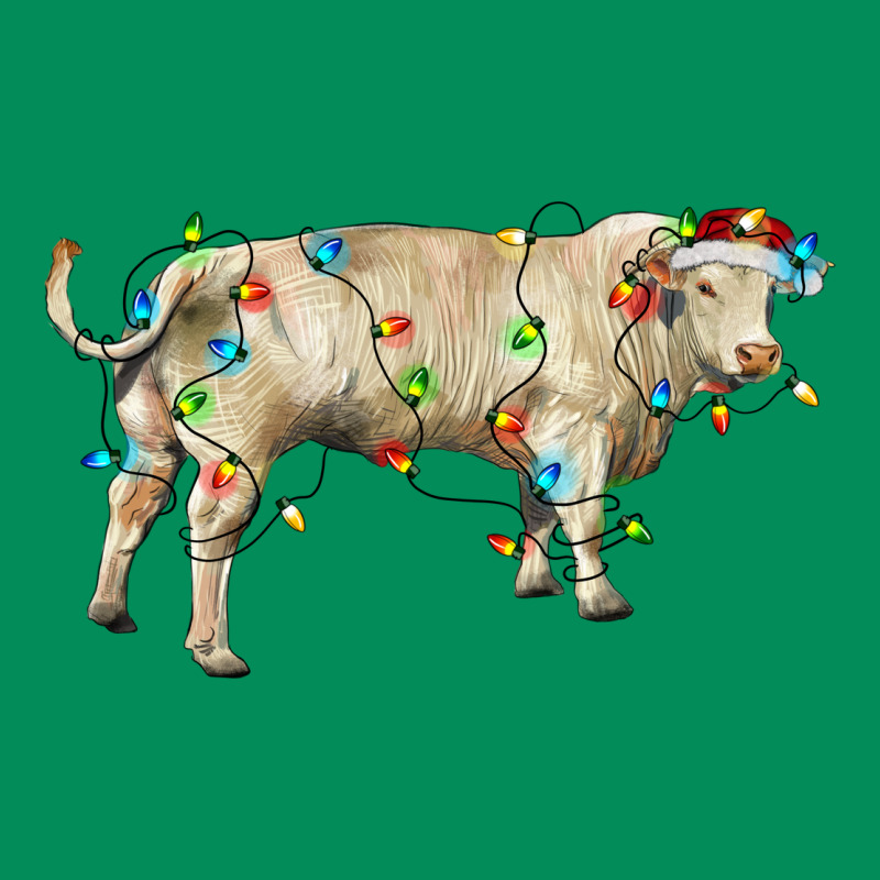 Charolais Bull With Christmas Lights Urban Hoodie by RanaPortraitStore | Teevron