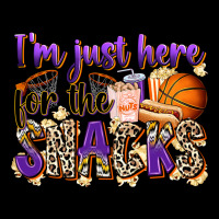 I'm Just Here For The Snacks Basketball Urban Hoodie | Teevron