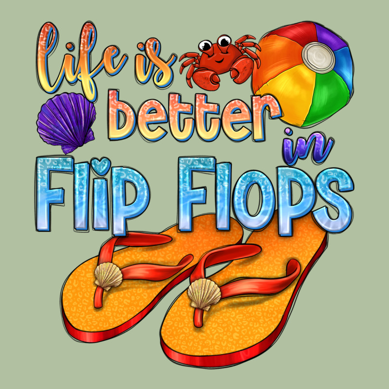 Life Is Better In Flip Flops Urban Hoodie by texasbilliewilder | Teevron