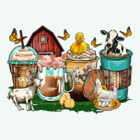 Farm Animals Coffee Cups Premium Hoodie | Teevron
