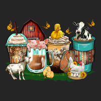 Farm Animals Coffee Cups Premium Hoodie | Teevron