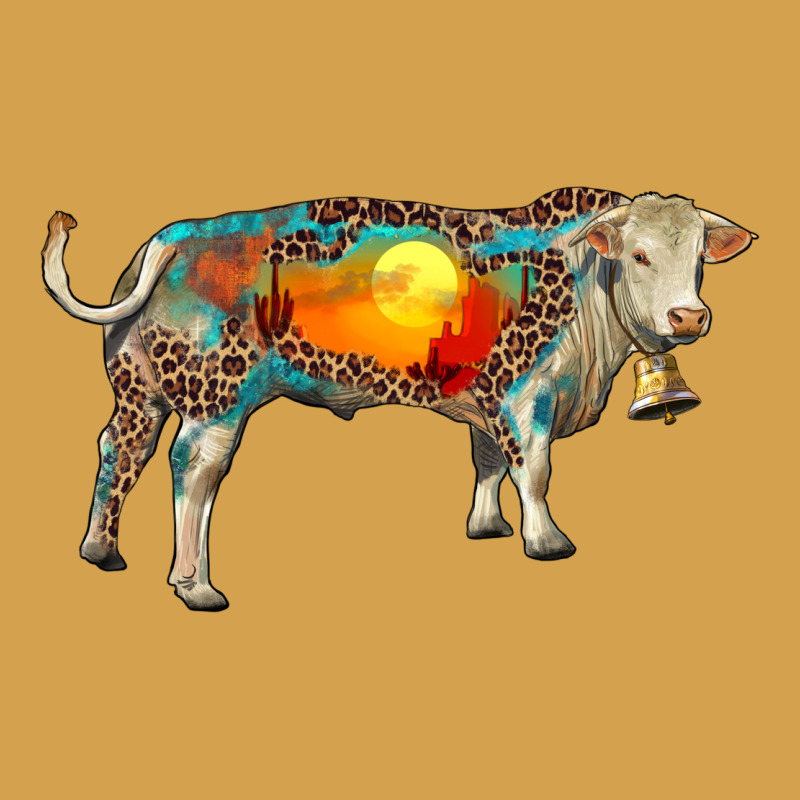 Charolais Bull With Desert And Leopard Urban Hoodie by RanaPortraitStore | Teevron