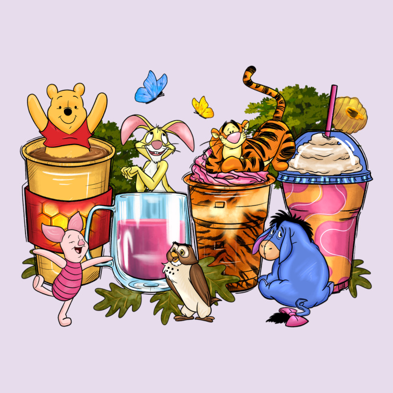 Cartoon Characters Coffee Cups Premium Hoodie by Zillion Design Studio | Teevron