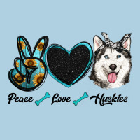 Peace Love Huskies Premium Hoodie | Teevron