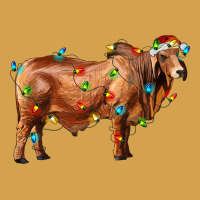 Brahman Bull With Christmas Lights Urban Hoodie | Teevron