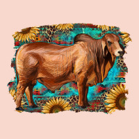 Brahman Bull With Aztec Sunflower And Leopard Background Urban Hoodie | Teevron