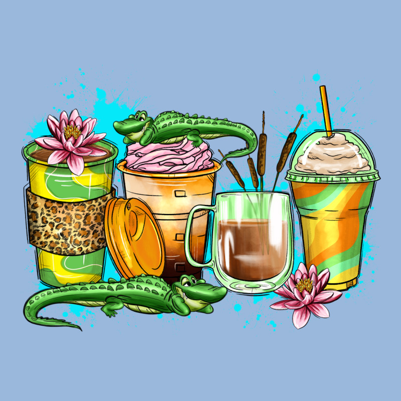 Alligator Coffee Cups Premium Hoodie by Zillion Design Studio | Teevron