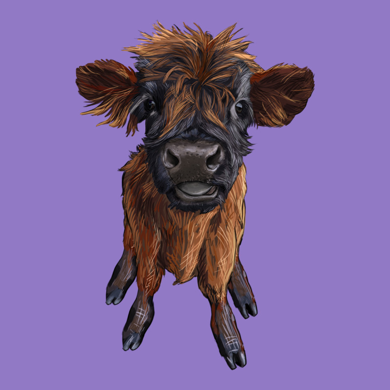 Highland Cow Calf Urban Hoodie by RanaPortraitStore | Teevron