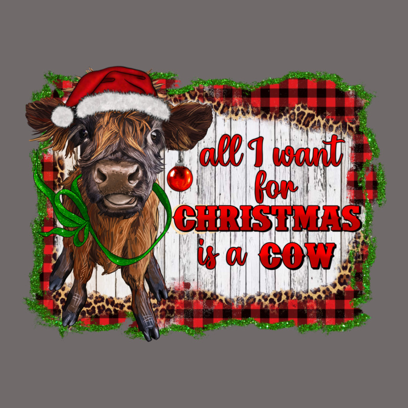 All I Want For Christmas Is A Cow Highland Calf Urban Hoodie by RanaPortraitStore | Teevron