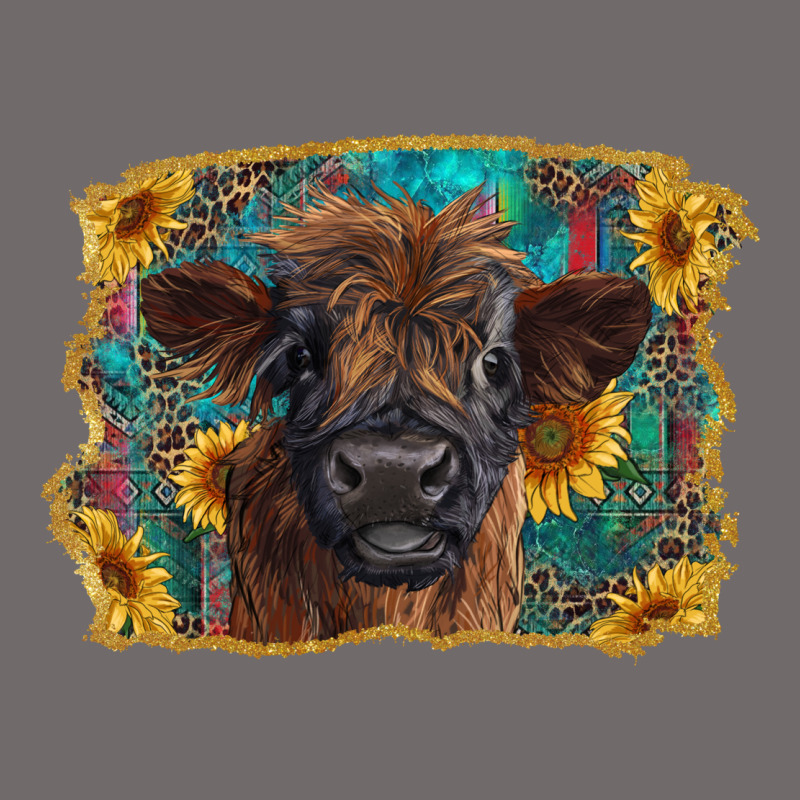Highland Cow Calf With Western Background Urban Hoodie by RanaPortraitStore | Teevron